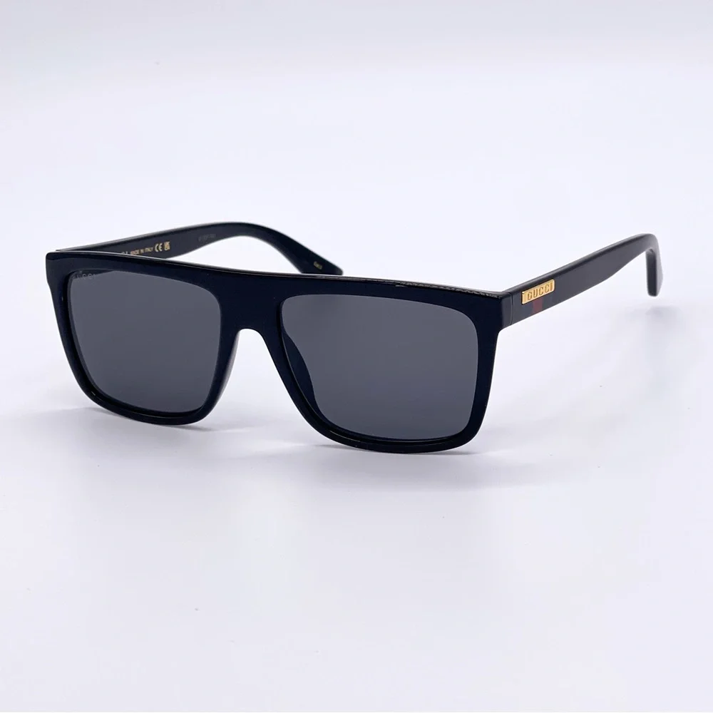 NEW GUCCI MEN BLACK SUNGLASSES GUCCI GG0748S 001